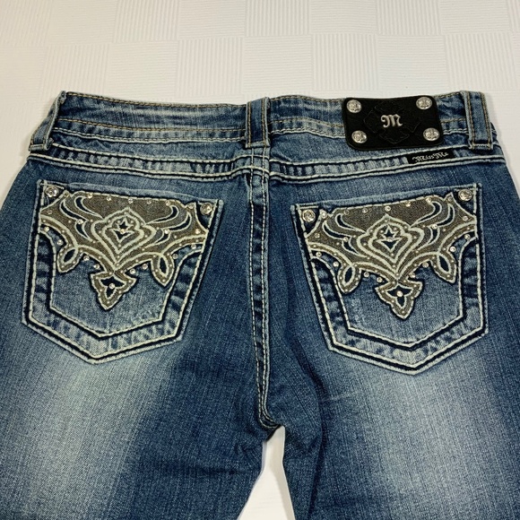 Miss Me Bling Boot Cut Jeans - Size 28 - Picture 6 of 15